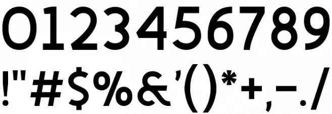 Fineness Pro Black Font OTHER CHARS