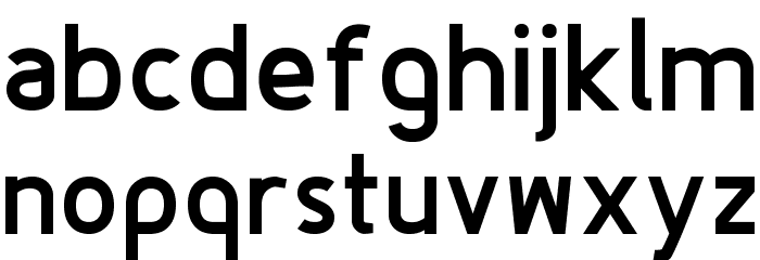Fineness Pro Black Font LOWERCASE