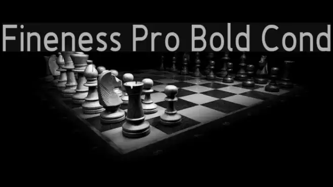 Fineness Pro Bold Cond Font examples