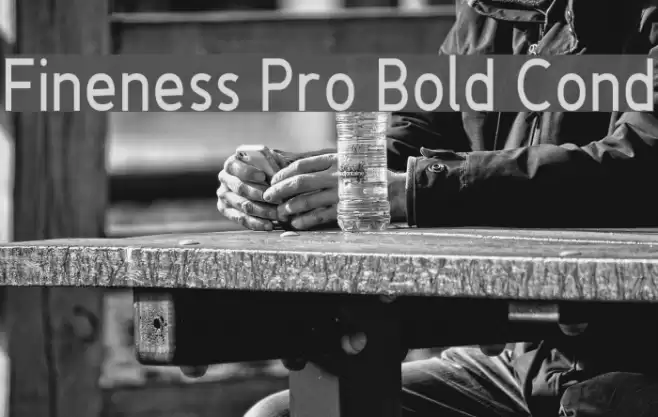 Fineness Pro Bold Cond Font examples