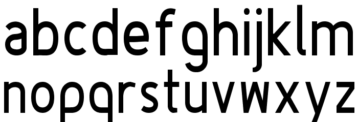 Fineness Pro Bold Cond Font LOWERCASE