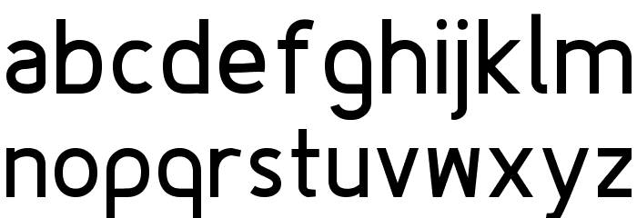 Fineness Pro Bold Font LOWERCASE