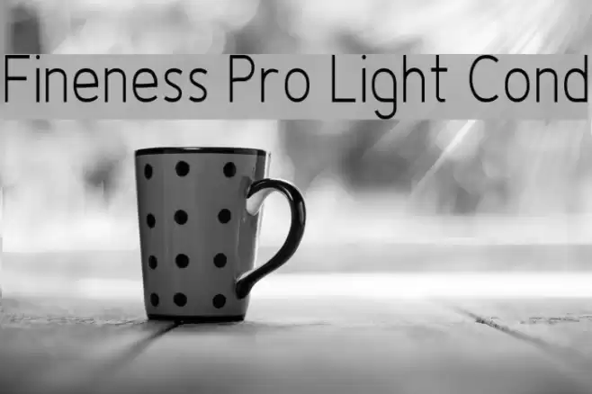 Fineness Pro Light Cond خط examples