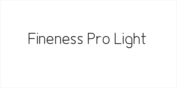 Fineness Pro Light Logo
