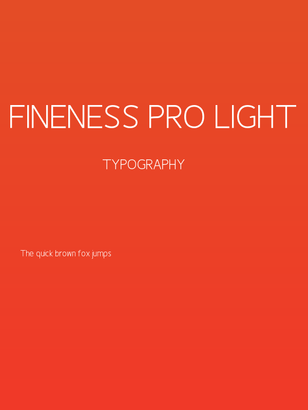Fineness Pro Light Poster