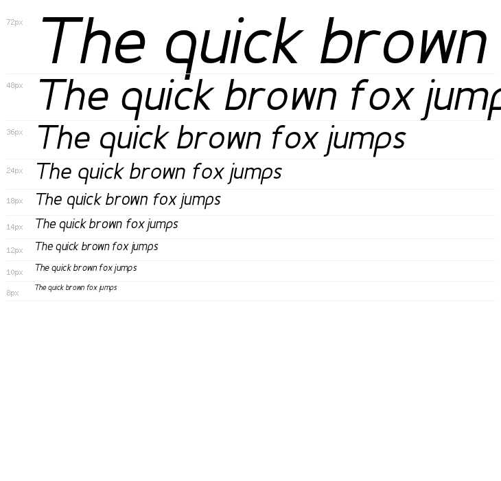 Fineness Pro Regular Italic Waterfall