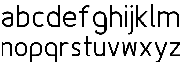 Fineness Pro Regular Font LOWERCASE