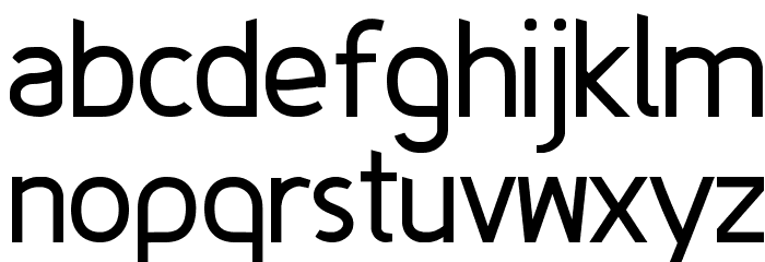 Fineness Regular Font LOWERCASE