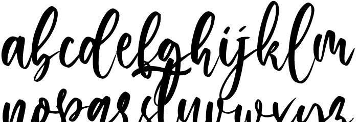 Finest Butter Personal Use Font LOWERCASE
