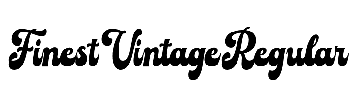 Finest Vintage Regular  Fuentes Gratis Descargar