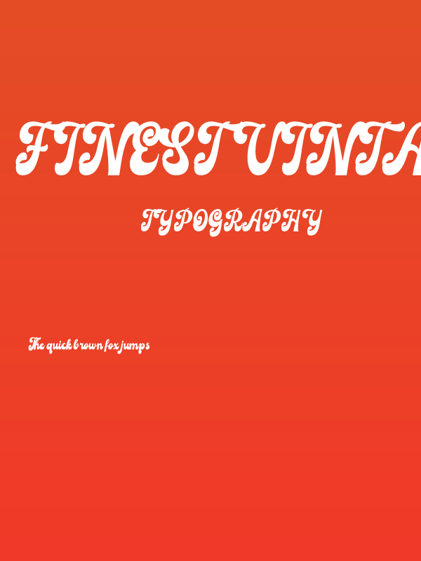 Finest Vintage Regular Poster