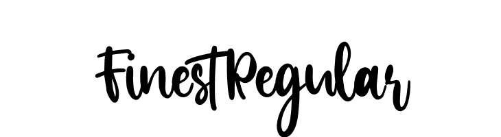 FinestRegular  Descarca Fonturi Gratis