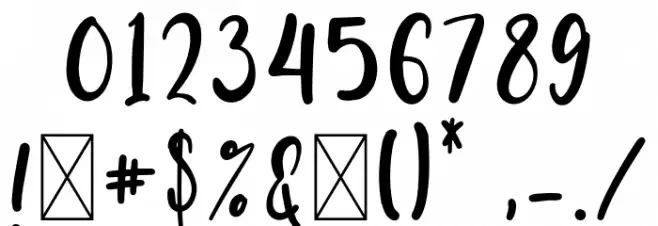 FinestRegular Font OTHER CHARS