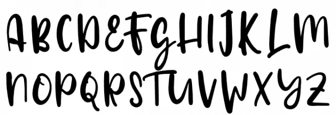FinestRegular Schriftart Groß