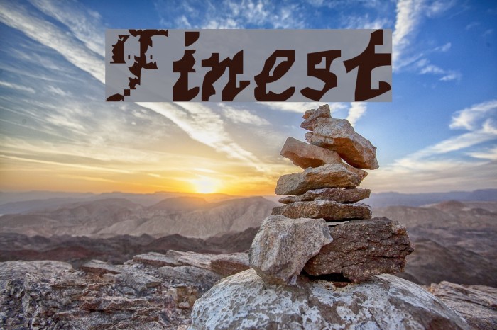 Finest Font examples