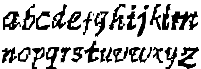 Finest Font LOWERCASE
