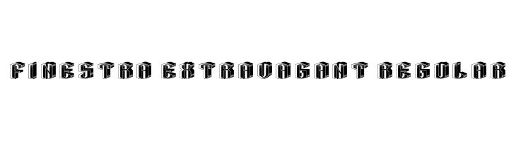Finestra Extravagant Regular  Скачать бесплатные шрифты