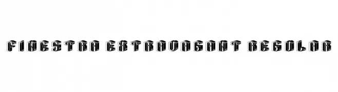 Finestra Extravagant Regular  Frei Schriftart Herunterladen