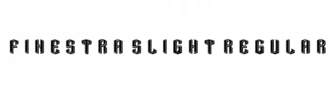 Finestra Slight Regular  Frei Schriftart Herunterladen
