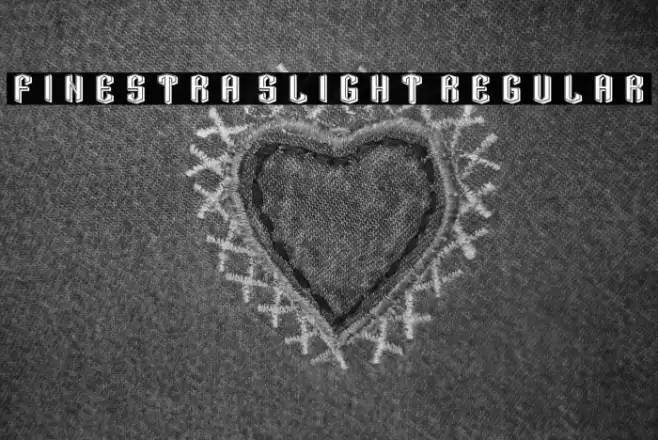 Finestra Slight Regular Font examples
