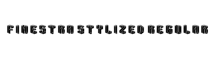 Finestra Stylized Regular  Descarca Fonturi Gratis