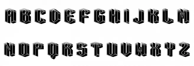 Finestra Stylized Regular Schriftart Groß