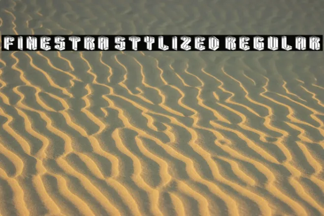 Finestra Stylized Regular Example 1