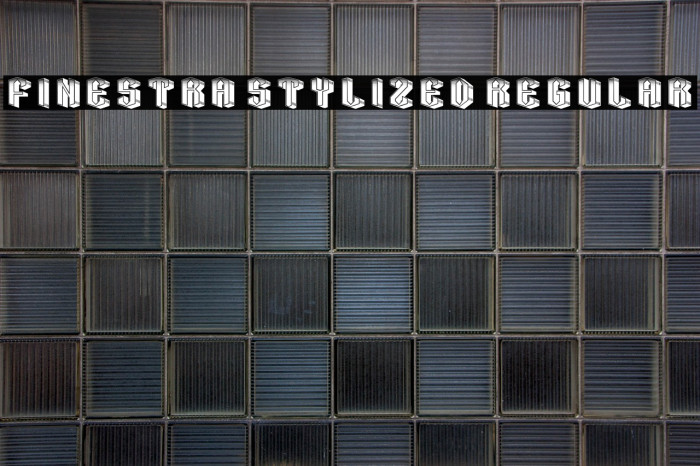 Finestra Stylized Regular Example 3