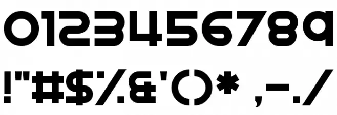 Fingbanger Font OTHER CHARS