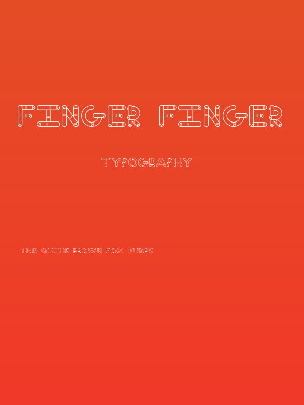 Finger Finger Poster