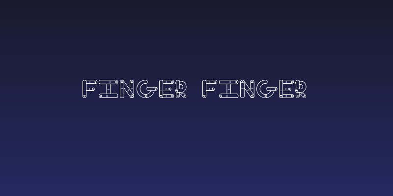 Finger Finger Social Header