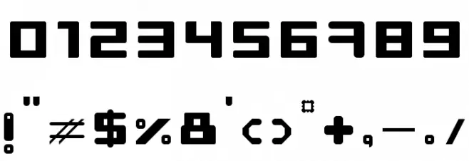 Finger-Maniac Regular Font OTHER CHARS