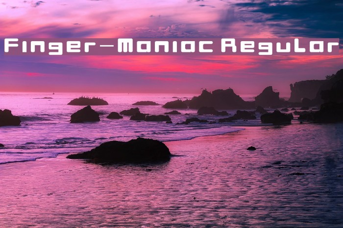 Finger-Maniac Regular Example 1