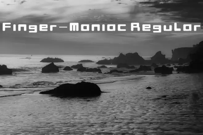 Finger-Maniac Regular Font examples