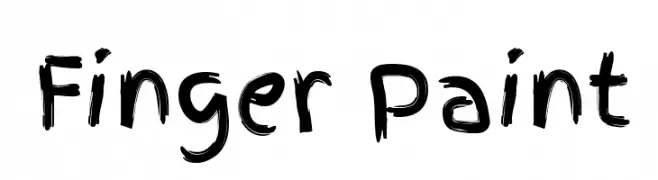 Finger Paint  नि: शुल्क फ़ॉन्ट्स डाउनलोड