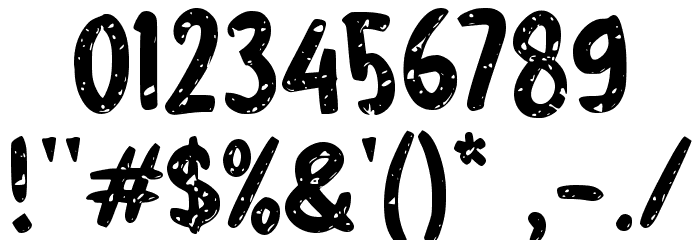 Finger Zoo Font OTHER CHARS