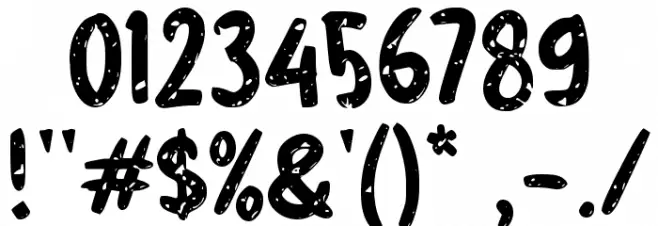 Finger Zoo Font OTHER CHARS