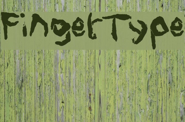 FingerType Font examples