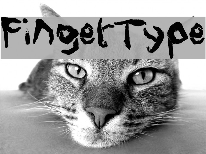 FingerType Font examples