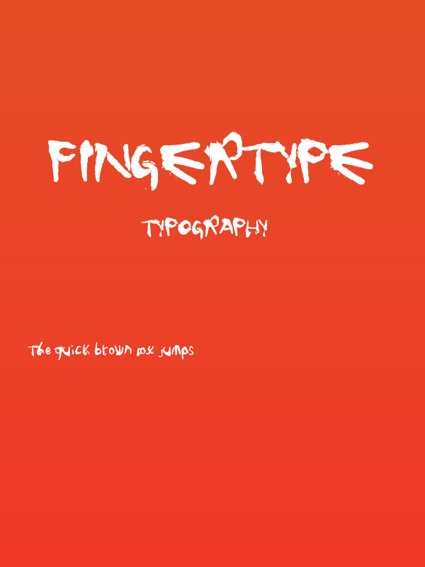 FingerType Poster