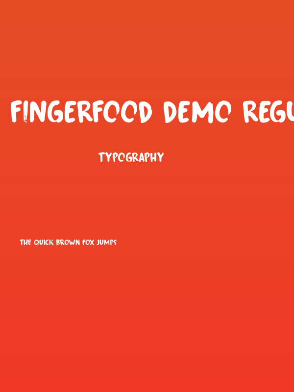 Fingerfood DEMO Regular Poster