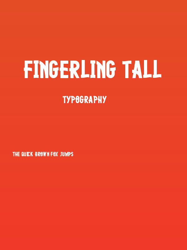 Fingerling Tall Poster