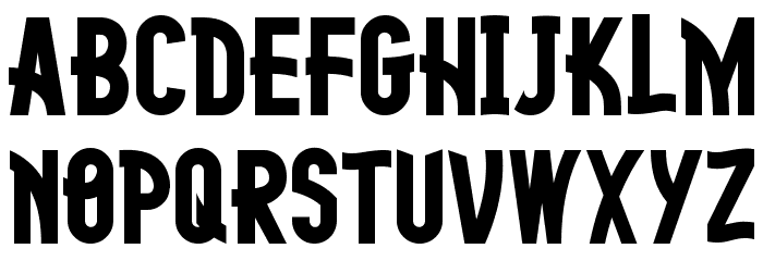 Fingerling Tall Font LOWERCASE
