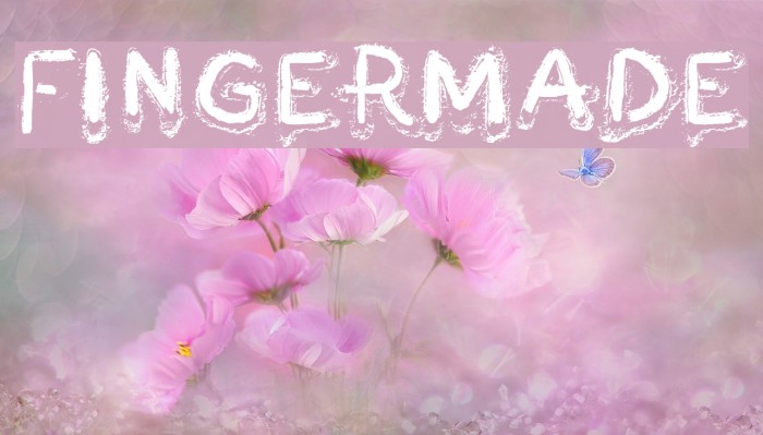 Fingermade Font examples