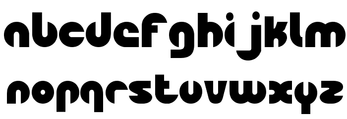 Fingerpop Font LOWERCASE