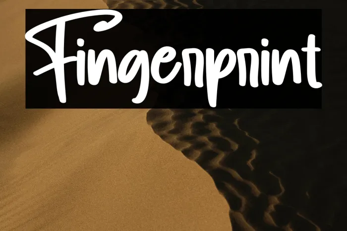 Fingerprint Example 1