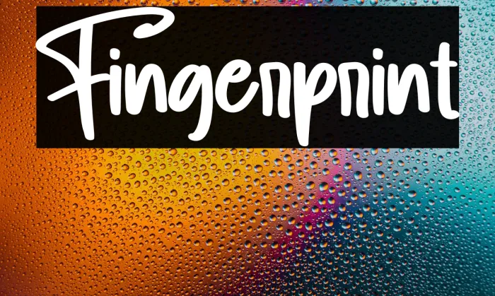 Fingerprint Example 2