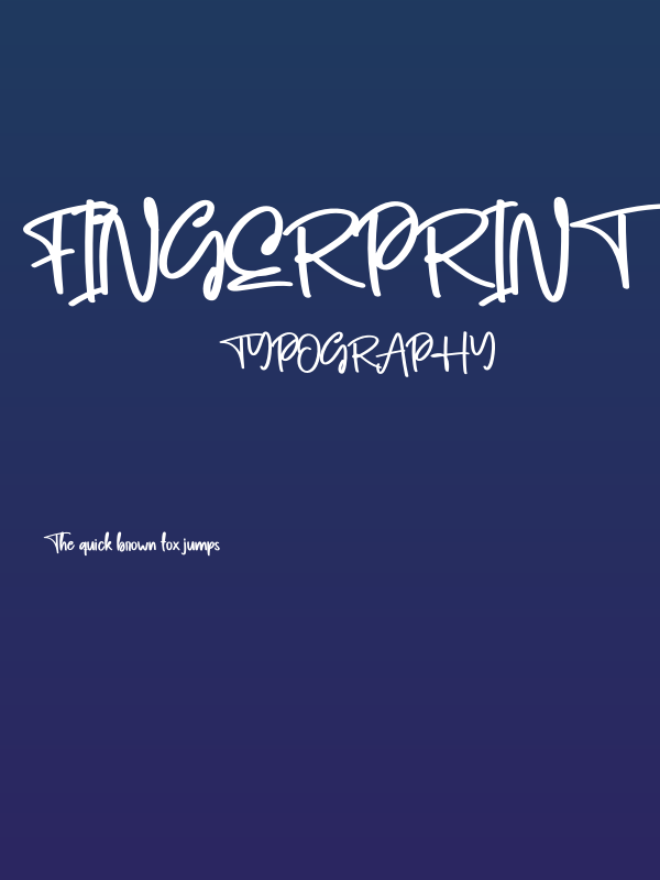 Fingerprint Poster