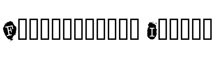 Fingerprints Inside Font