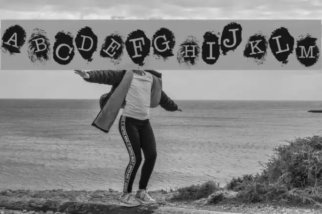 Fingerprints Inside Шрифта examples